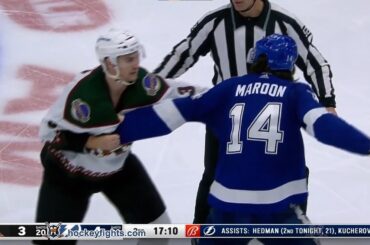 Josh Brown vs Patrick Maroon Dec 31, 2022