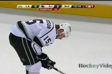 Brent Burns huge hit on Brad Richardson . May 22, 2013