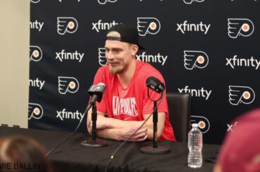 Philadelphia Flyers Locker Room Clean Out Exit Interviews *SHORT VERSION*