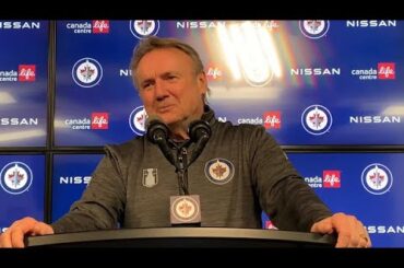 Jets head coach Rick Bowness on facing the Golden Knights