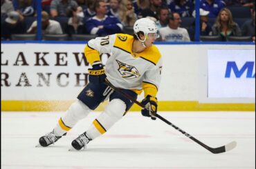 Yegor Afanasyev s first NHL goal for Predators vs Flames (10 apr 2023)