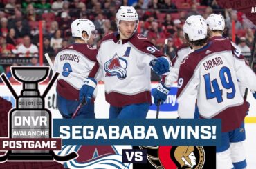 Colorado Avalanche sweep back-to-back in high-scoring affair against Ottawa Senators
