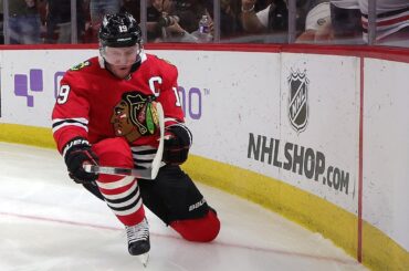Toews scores in his FINAL game as a Blackhawk