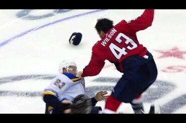 Wilson shatters Thomas with hit then drops gloves with Jaskin