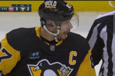 Sidney Crosby Doesn't Agree With His Interference Penalty Against Alex Belzile