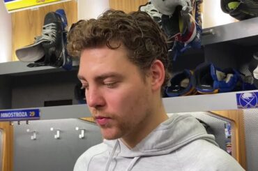 Sabres Tyson Jost ralks about returning