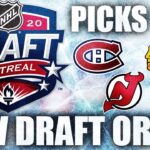 UPDATED 2020 NHL Entry Draft Order! New Picks CONFIRMED (Prospects & Rumours: Lafreniere, Byfield)