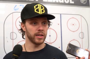 David Pastrnak says he aimed for 60 goals this year