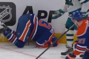 Kevin Labanc Boarding Penalty Against Vincent Desharnais