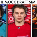 END-OF-SEASON 2023 NHL MOCK DRAFT SIMULATION! (MOCK TRADES + FULL Top 16 Order/Bedard Predictions)