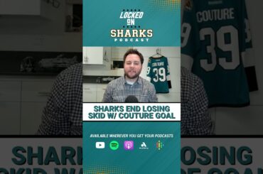 REACTION: COUTURE'S OVERTIME HEROICS PUSH SAN JOSE SHARKS TO A 3-2 WIN OVER WINNIPEG JETS