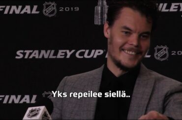 Antti Mäkinen iski jälleen NHL:n pressitilaisuudessa