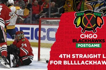 New-Look Chicago Blackhawks Fall to Predators for 4th-Straight Loss | CHGO Blackhawks Podcast