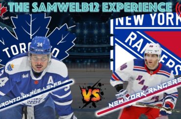 🔵TORONTO MAPLE LEAFS vs. NEW YORK RANGERS | Live NHL Hockey | Play by play | Watch party