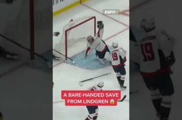 Save of the year candidate from Charlie Lindgren 😳#shorts