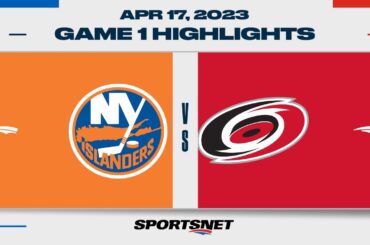 NHL Game 1 Highlights | Islanders vs. Hurricanes - April 17, 2023