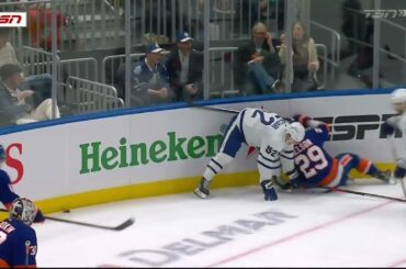 Acciari hit on Nelson - Have your say!