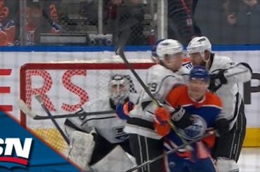 Oilers' Derek Ryan Has OT Goal Overturned After Review For High Stick