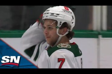Wild's Brock Faber Dives And Makes A Game-Saving Deflection In Double Overtime