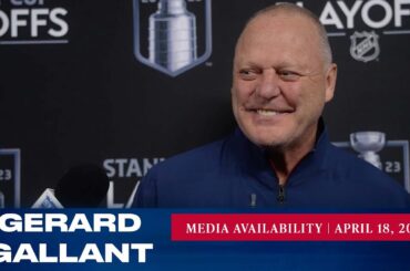 New York Rangers: Gerard Gallant Pregame Media Availability | Apr. 18, 2023