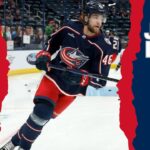 Joona Luoto #46 (Columbus Blue Jackets) first NHL goal Apr 6, 2023