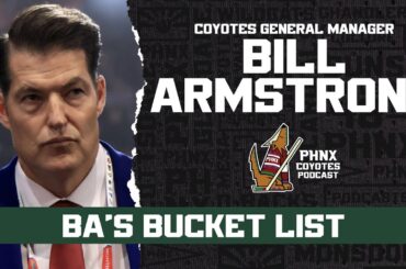 What is Arizona Coyotes GM Bill Armstrong’s outlook for the team moving forward?