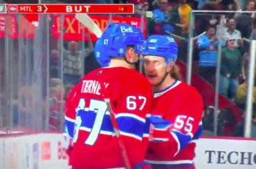 Rem Pitlick comes out of the penalty box makes a nice play and passes to Michael Pezzetta who scores