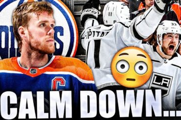 OILERS FANS NEED TO CALM DOWN… Edmonton VS LA Kings Game 1 (Blown Lead, Disallowed Goal, Desharnais)