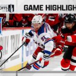 NY dominates Game 1 of Hudson River Rivalry | Rangers @ Devils 4/18 | NHL Playoffs 2023
