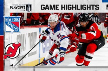 NY dominates Game 1 of Hudson River Rivalry | Rangers @ Devils 4/18 | NHL Playoffs 2023
