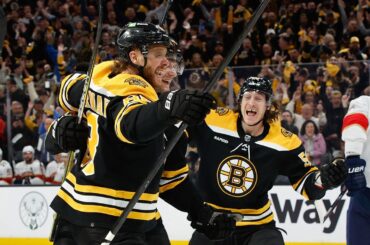 Who else but PASTRNAK?!? Pasta scores Boston's 1st playoff goal