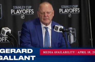 New York Rangers: Gerard Gallant Postgame Media Availability | Apr. 18, 2023