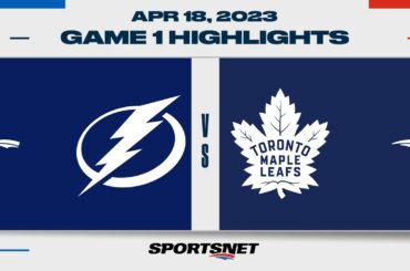 NHL Game 1 Highlights | Lightning vs. Maple Leafs - April 18, 2023