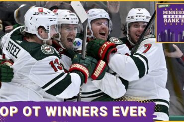 THE TOP 5 Minnesota Wild OVERTIME GAME-WINNING GOALS | Minnesota Sports Rank 'Em