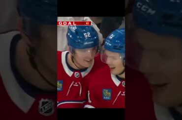 GOAL  Justin Barron  Montreal Canadiens v Boston Bruins  NHL  2022 23#shorts