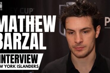 Mathew Barzal Reacts to New York Islanders vs. Carolina Hurricanes Series & Playing With Bo Horvat