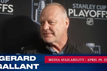 New York Rangers: Gerard Gallant Media Availability | Apr. 19, 2023