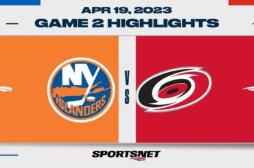 NHL Game 2 Highlights | Islanders vs. Hurricanes - April 19, 2023