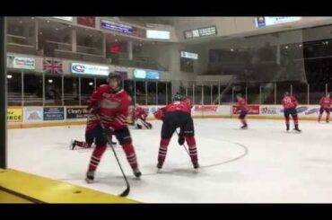 Generals@Petes pre-game warm up