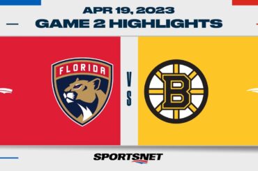 NHL Game 2 Highlights | Panthers vs. Bruins - April 19, 2023