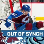 Colorado Avalanche drop Game 1 to Seattle Kraken in disappointing effort
