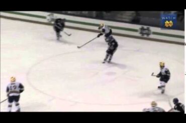 10-24-14 Robbie Russo 2 goals  Notre Dame vs Niagara