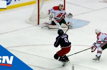 Artemi Panarin Converts On Breakout With Nasty Backhander On Keith Kinkaid