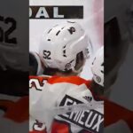1ST NHL GOAL: Tyson Foerster lights the lamp with a wicked shot for his 1st career goal