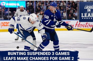Toronto Maple Leafs look to even series against Lightning in Game 2 | Bunting suspended 3 games