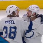 Lightning's Anthony Cirelli Scores After Two Rebounds Drop In Maple Leafs' Slot