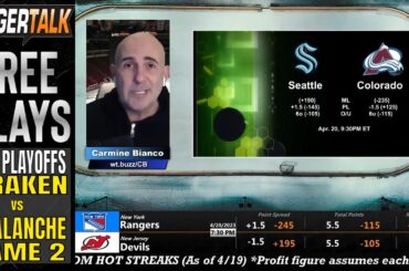 Seattle Kraken vs Colorado Avalanche Game 2 Predictions | NHL Playoffs Betting Advice April 20