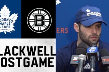 Colin Blackwell Post Game | Toronto Maple Leafs vs Boston Bruins | March 29, 2022