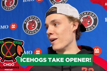 Lukas Reichel and Rockford IceHogs Take Game One from Wild  | CHGO Blackhawks Podcast