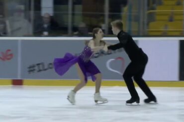 Yuliia ZHATA Yan LUKOUSKI UKR FD Senior Ice Dance Mentor Torun Cup 2018
